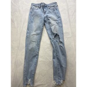 American Eagle Outfitters Jeans Womens Size 0 Super Stretch‎ Jeans Short